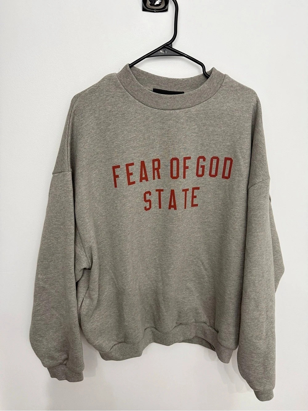 Fear of God Essentials State Crewneck Sweatshirt Gray